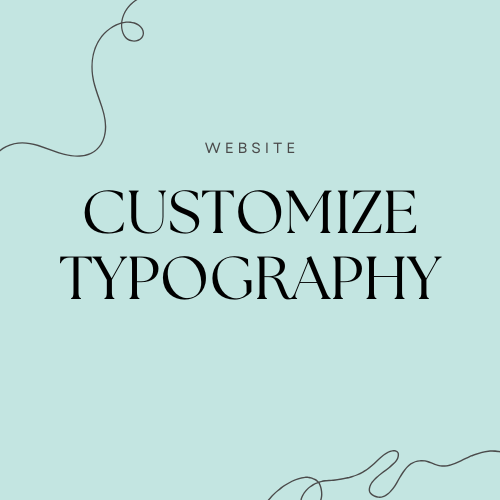 customize-typography